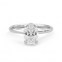  GİA 0.80ct D si2 Renk Oval Pırlanta Tektaş Yüzük YT1028