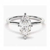 Lois Diamond 1.00 Karat Markiz Pırlanta Tektaş Yüzük-GİA Sertifikalı YT1130