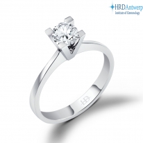 Lois Diamond 0.70 Karat F Renk Pırlanta Tektaş Yüzük-HRD Sertifikalı YZ1070