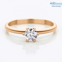 Lois Diamond 0.40 Karat E Renk Tektaş Pırlanta Yüzük-HRD Sertifikalı yz1041