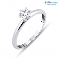 Lois Diamond 0.45 Karat E Rengi Pırlanta Tektaş Yüzük-HRD sertifikalı YZ1046