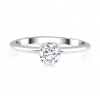 Lois Diamond 0.43 Karat D Renk HRD Sertifikalı Tektaş Pırlanta Yüzük YZ1040