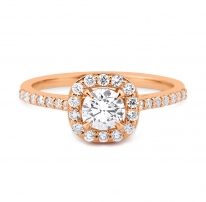 Lois Diamond 0.65 Karat D Rengi Pırlanta Tektaş Yüzük-HRD Sertifikalı YZ1016