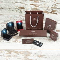Lois Diamond 0.50 Karat F Renk  Pırlanta Tektaş Yüzük-HRD Sertifikalı YZ1052