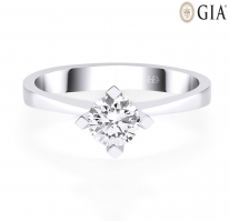 Lois Diamond 0.50 Karat D si1 Pırlanta Tektaş Yüzük-GİA Sertifikalı YZ1053