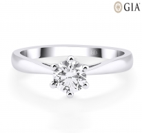 Lois Diamond 0.45 Karat E Rengi Pırlanta Tektaş Yüzük-GİA Sertifikalı YZ1045