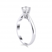 Lois Diamond 0.45 Karat E Rengi Pırlanta Tektaş Yüzük-GİA Sertifikalı YZ1045