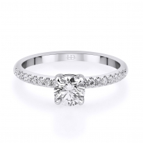 Lois Diamond 0.70 Karat D-E Rengi Pırlanta Tektaş Yüzük-GİA Sertifikalı yz1075