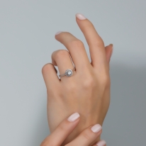 Lois Diamond 0.55 Karat Pırlanta Tektaş Yüzük GİA Sertifikalı YZ1028