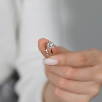 Lois Diamond 0.55 Karat Pırlanta Tektaş Yüzük GİA Sertifikalı YZ1028