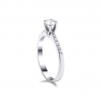 Lois Diamond 0.50 Karat E Renk Pırlanta Tektaş Yüzük-HRD Sertifikalı YZ1039