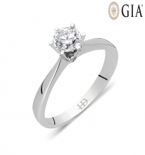 Lois Diamond 0.70 Karat E Rengi Pırlanta Tektaş Yüzük-GİA Sertifikalı YZ1072