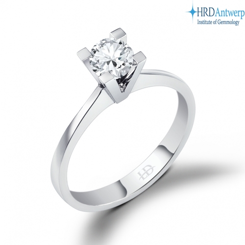 Lois Diamond 0.70 Karat F Renk Pırlanta Tektaş Yüzük-HRD Sertifikalı YZ1070