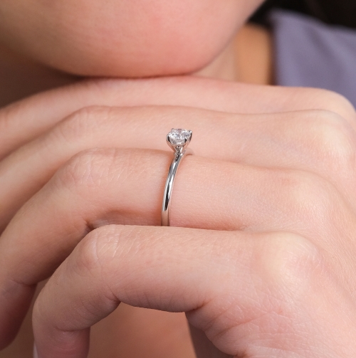 Lois Diamond 0.30 Karat D Renk Tektaş Pırlanta Yüzük YZ1011