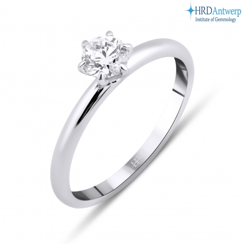 Lois Diamond HRD E Renk 0.30 Karat Pırlanta Tektaş Yüzük YZ1013