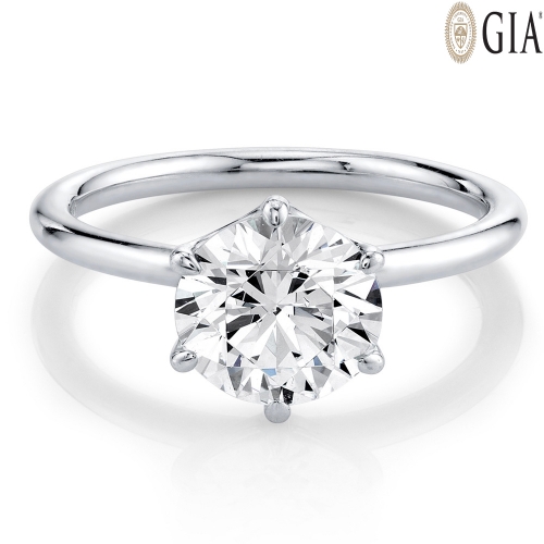 Lois Diamond GİA 0.80 Karat D Renk Pırlanta Tektaş Yüzük YZ1080