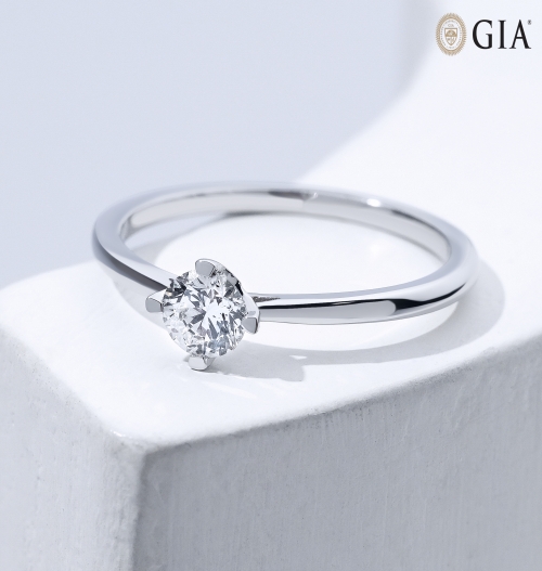 Lois Diamond 0.39 Karat D si1 Pırlanta Tektaş Yüzük-GİA Sertifikalı YZ1048