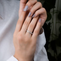  0.50ct Yarımtur Pırlanta Yüzük PA1005