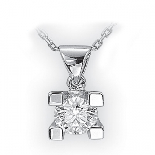  0.25ct Pırlanta Tektaş Kolye P1025