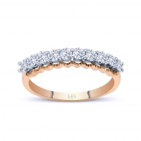 Lois Diamond 0.60 Karat 10 Taşlı Pırlanta Alyans R1035