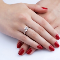  1.00 Karat F si2  Pırlanta Tektaş IGI Sertifikalı LD18