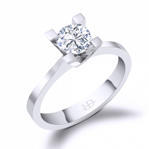  2.00 Karat D VS1 Lab Grown Pırlanta Tektaş Yüzük LAB18