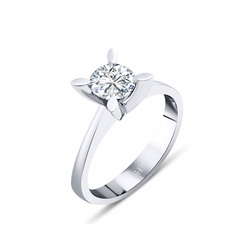  1.00 Karat E VS1 Lab Grown Pırlanta Tektaş Yüzük LAB13
