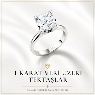 1 KARAT VE ÜZERİ PIRLANTA TEKTAŞ